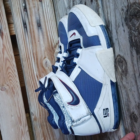 2005 Nike lebron zoom 2 mid night navy - Picture 6 of 10